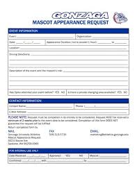 The mascot for ohio state university is brutus the buckeye. Mascot Appearance Request Gonzaga University Athletics