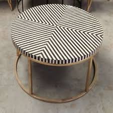 Wide range of coffee tables available to buy today at dunelm, the uk's largest homewares and soft furnishings store. Zigzag Ivory Bone Inlay Coffee Table Size 90 90 45cm Id 21999451491
