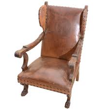 Dutch Embossed Dolphin Design Open Arm Wing Chair 1stdibs Com Vintage Wingback Chair Wing Chair Wingback Chair