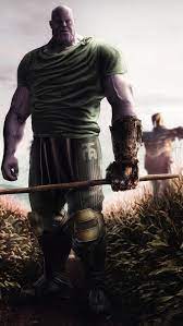 Thanos Scarecrow Farmer Iphone Wallpaper Getintopik Marvel Superheroes Thanos Marvel Marvel Villains