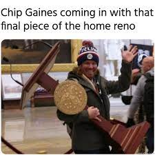 Demo Day Is Here And Chip Gaines Refuses To Miss Out Meme Memezila Com