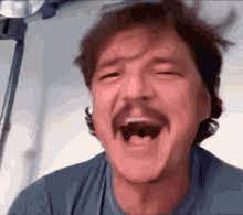 Somewhere in these eyes i'm on your side | feminists when they realize their favorite streamer is called pokimane and not pokiwomane | image tagged in gifs,pedro pascal crying,angry feminist,twitter,satire | made w. Pedro Pascal Gifs Tenor