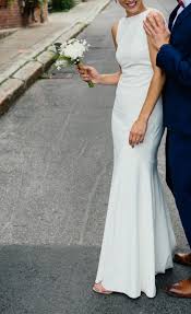 Theia Couture Devon Second Hand Wedding Dress Save 61 Boat Neck Wedding Dress Theia Couture Second Hand Wedding Dresses