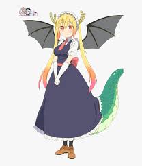 The series is a slice of life comedy following the main character kobayashi and her dragon maid, tohru. Miss Kobayashi S Dragon Maid Maids Dragons Train Miss Kobayashi S Dragon Maid Tohru Hd Png Download Kindpng