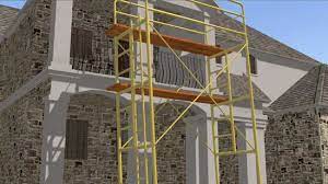 Plaster scaffolding will hold just your weight, others will hold your weight plus tools and materials like mason scaffolding. How To Erect Scaffolding 9 Steps With Pictures Wikihow