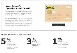 Sign in or sign up to manage your ikea credit card account online. Ikea Visa Credit Card By Comenity 5 Back On Ikea 3 On Grocery Dining Utility Doctor Of Credit