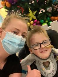 Proud Scots mum hails 'warrior' son, 7, for miracle fightback after being  hit by car in horror crash