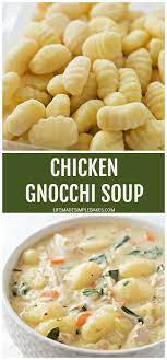 Chicken Gnocchi Soup Ready In 35 Minutes Life Made Simple Recipe Chicken Gnocchi Soup Chicken Gnocchi Gnocchi Recipes