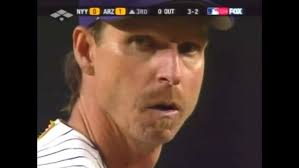 Randy Johnson buzzes John Kruk up high and then makes him look SILLY at  1993 All-Star Game!