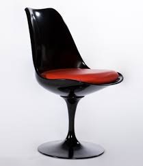 Black Red Tulip Chair