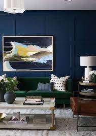 Blue Living Rooms Earthy Bold Decor Living Room Paint Navy Living Rooms Room Interior