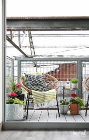 6 Ideas To Add Big Style To A Small Balcony Outdoor Decorating Patio Garden Small Apartment Patio Apartment Patio Decor Small Balcony Design