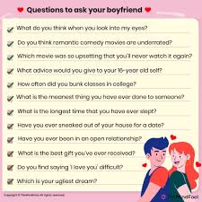 But it doesn't have to be as long as you have some questions to ask on a. 500 Questions To Ask Your Boyfriend To Get To Know Him Themindfool