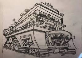 A mysterious young woman, hester shaw, emerges as the only one who can stop a giant, predator city on wheels devouring everything in its path. Pencil Sketch Of London Traction City Mortal Engines Book Art Concept Art