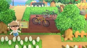 Added A Lil Bike Hire Area By Resident Services Today It S Not Much But I Think It S A Nice Touch Ani Animal Crossing Qr Service Animal New Animal Crossing