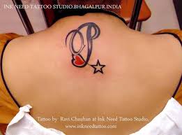 Alphabet Name Name With Star Star With Heart Tattoo P With Star Ink Need Tattoo Ravi Chauhan Alphabet Tattoo Designs Tattoos Letter P Tattoo