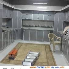 مطابخ كلادينج رمادية اللون أجدد وأجمل مطابخ كلادينج باللون الرمادي