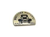 Bonanza Motors Pin Burley Idaho Black & Gold Tone Missing Back | eBay