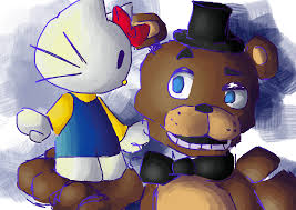 hello kitty and Freddy fazbear <3 by coconeutral on Newgrounds