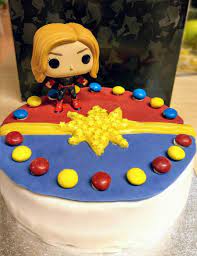 Check out our latest marvel superhero cake topper. I Made A Captain Marvel Cake Marvelstudios