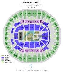 Fedexforum Tickets Fedexforum Seating Charts Fedexforum