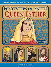 Preschool at home ideas and printables! Jointed Paper Doll Of Queen Esther Footsteps Of Faith Queen Esther