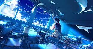 Sahara knite hug a hoodie scene 2. Wallpaper 1500x789 Px Anime Paperplanes Sen Knite Windmills 1500x789 Wallpaperup 1512465 Hd Wallpapers Wallhere