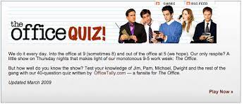 Challenge them to a trivia party! The Office Fun And Games Officetally