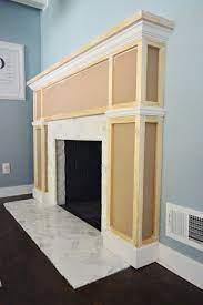 Our Fireplace Makeover Building A New Mantel Young House Love Home Fireplace Brick Fireplace Makeover Fireplace Makeover