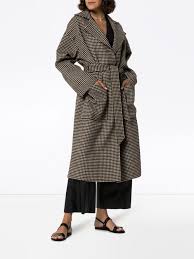 Espresso / dark chocolate brown fabrication: Nanushka Alamo Oversized Trench Coat Farfetch Oversized Trench Coat Trench Coat Preppy Street Style
