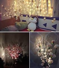 Amazon Com 4 Pack Branch Lights 30 Inches 20 Led Battery Powered Decorative Lights Wil Lighted Tree Branches Living Room Decor Modern Modern Apartment Decor