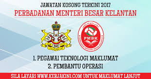 Kelantan'dan menteri besar malezya'nın kelantan eyaletinde hükümet başkanıdır. Jawatan Kosong Kerajaan 2017 Perbadanan Menteri Besar Kelantan Pmbk Pelbagai Jawatan