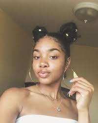 It S Maaminextdoor Look Gorgeous Rocking Her Space Buns It S Time For Some Black Girl Magic Check Out Black Hair Flat Twist Hair Websites Twist Ponytail