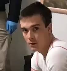 Police walked in at the perfect moment to catch this athlete in the act