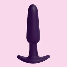 Anal butt plug vibrator dildo purple 6.5 inch|Wet For Her