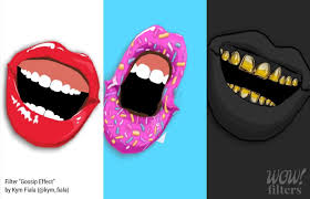 1352 x 1375 animatedgif 49 кб. Illustrated Animated Mouth Instagram Filter