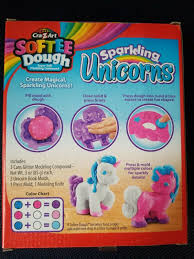 cra z art softee 3d sparkling unicorn dough