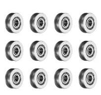 12pcs V623ZZ V Groove Guide Pulley Bearing 3x12x4mm Rail Ball Bearings Wheel