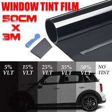 50cm X 3m Car Window Tint Film One Way Mirror Auto Home Solar Reflective Tinting Film 5 50 Vlt
