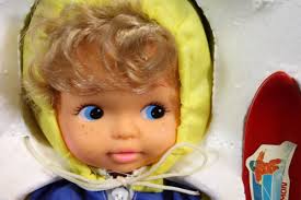 Vtg Katie Ski Motion Doll With Roller Fung Seng FS 7905 New in Box Blonde  Skier