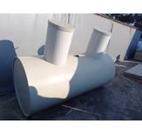 Биосептик пластиковый 4,8м3 анаэробный с производительностью 1,7м3/сутки,  1,2х4,2м, очистка сточных вод до 85% без электричества