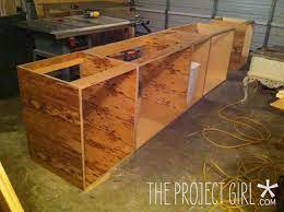 Then, cut 4 pieces of 1 by 6 lumber to the same width as the bottom panel for the front, back, and top brace panels. 21 Diy Kitchen Cabinets Ideas Plans That Are Easy Cheap To Build