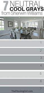 Walls painted in sherwin williams agreeable gray is a great color choice for this neutral color scheme in this modern farmhouse dining room interior. 7 Neutral Cool Gray Paint Colors From Sherwin Williams Neutral Paint Sherwin Williams Paint Colors Paint Colors For Home Gray Paint Colors Sherwin Williams