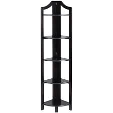New black corner bookcase cabinet country amazing with door. Clifton Tall Corner Shelf Rubbed Black Tall Corner Shelf Corner Shelves Corner Bookshelves