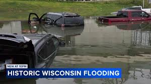 Milwaukee County was under a state of emergency Sunday as several roads were blocked off and neighbors impacted by flooding tried to salvage what's left after what's being called a historic rainfall.