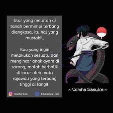 Story wa naruto!!kata kata bijak sasuke uciha. 30 Kata Kata Bijak Bergambar Anime Naruto Edukasistan Com