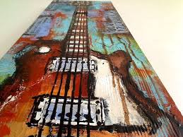 So geht's kostenlos für iphone und android. Gitarre Malerei Musik Kunst Art Der Gitarre Geschenk Fur Etsy Guitar Painting Painting Music Wall Art