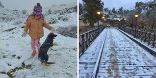 Ayer, alrededor del mediodía, el clima nos sorprendió de esta forma aunque al ratito salió el sol y el viento seco la nieve, fué un momento muy lindo para los habitantes del pueblo. áˆ Frio Polar Nevo En Las Sierras De Cordoba Mira Las Fotos