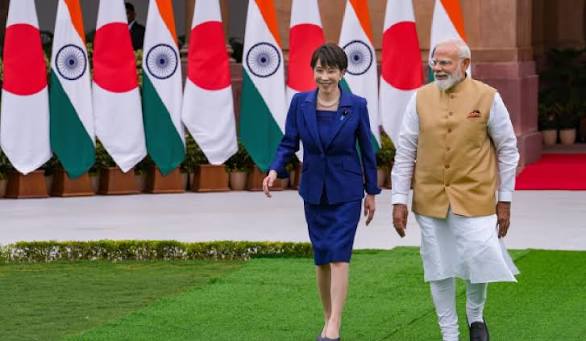 Japanese PM Sanae Takaichi Meets PM Modi, Receives Ceremonial Welcome in India | Daily Pioneer