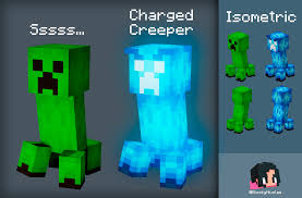 Maybe you would like to learn more about one of these? I Decided To Make A Creeper Redesign The Charged Ones Would Have A Glowing Texture Minecraft